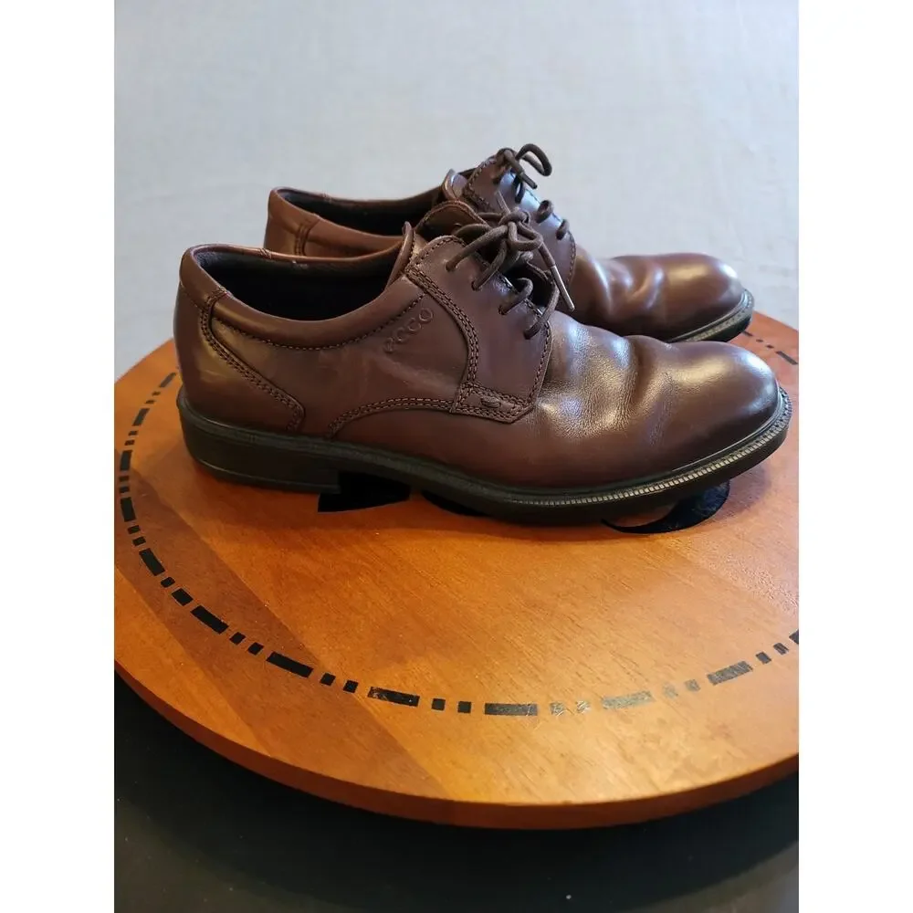 ECCO Helsinki Classic Oxford Dress Shoes in brown leather Size 7